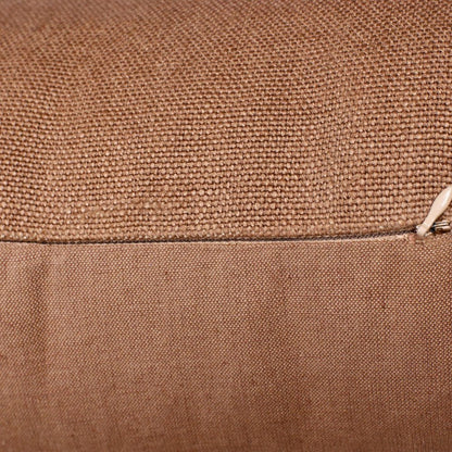 20" Brown Linen Throw Pillow HomeRoots