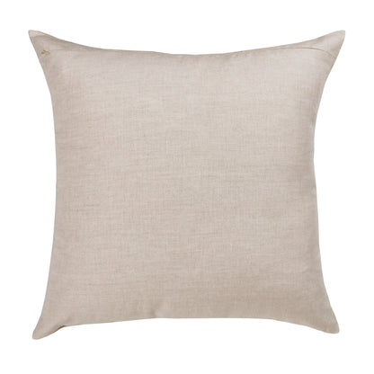 20" X 20" Gray And Tan Linen Striped Zippered Pillow FurniFindUSA