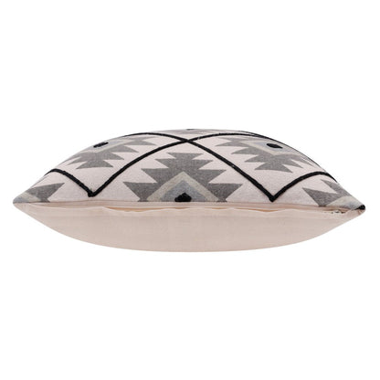20" Gray and Black Throw Pillow HomeRoots