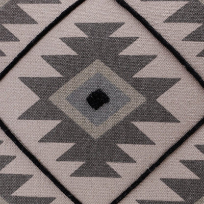 20" Gray and Black Throw Pillow HomeRoots