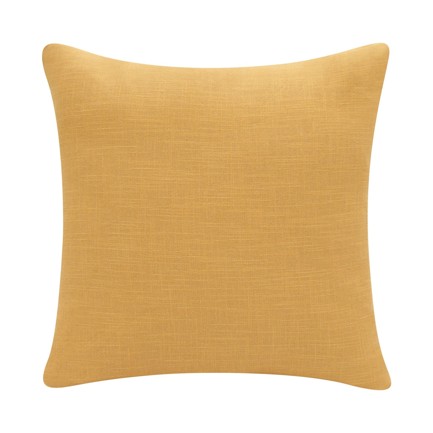 20" X 20" Yellow Purple Off-White And Coral 100% Cotton Abstract Zippered Pillow FurniFindUSA