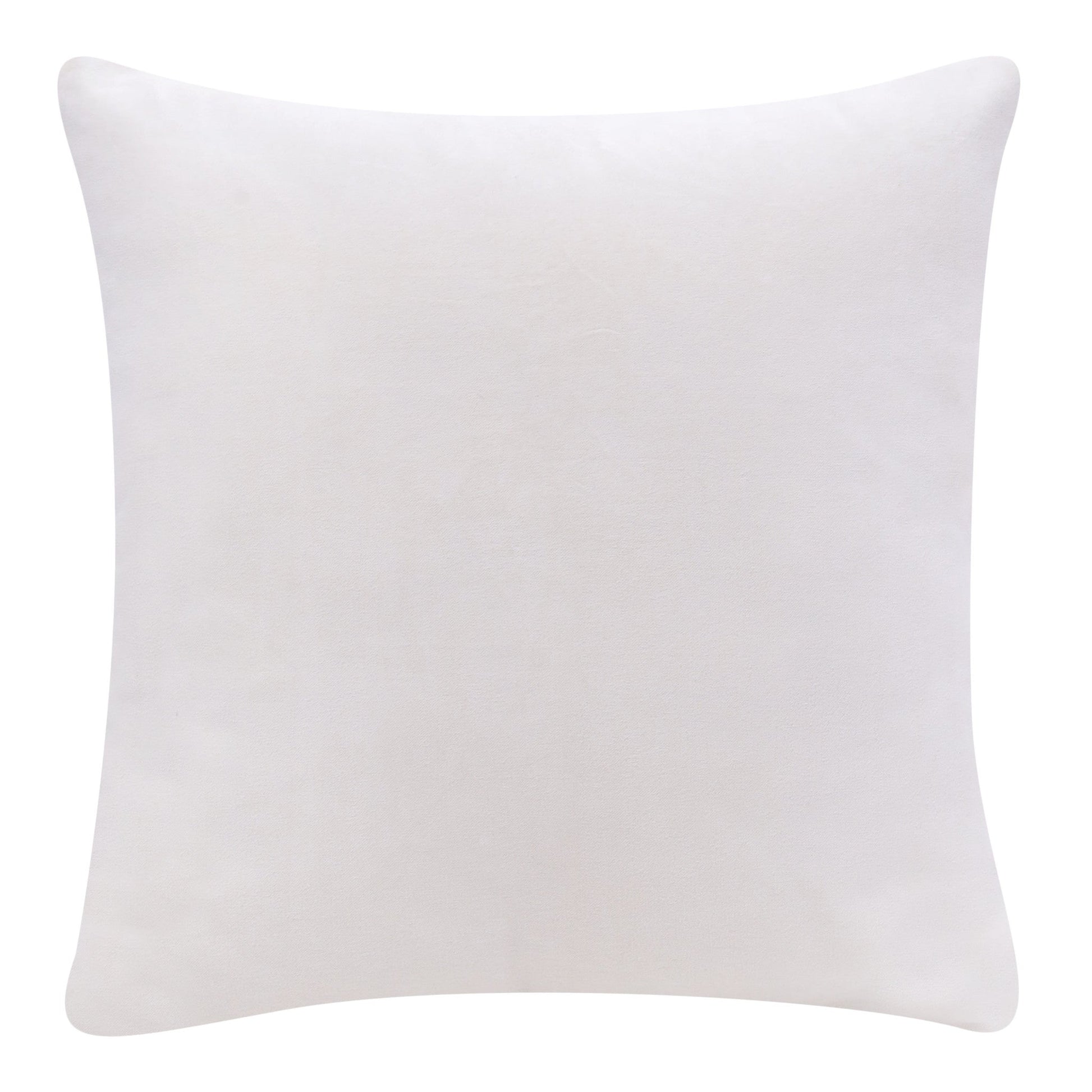 20" X 20" Ivory 100% Cotton Zippered Pillow 4.0" (L) x 20.0" (W) x 20.0" (H) FurniFindUSA