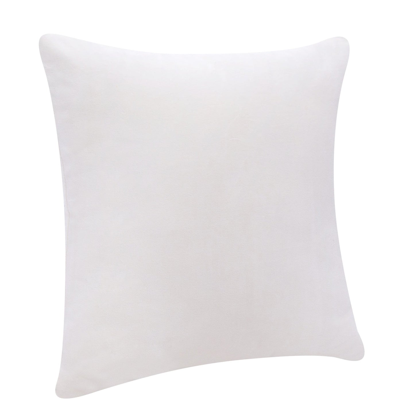 20" X 20" Ivory 100% Cotton Zippered Pillow 4.0" (L) x 20.0" (W) x 20.0" (H) FurniFindUSA