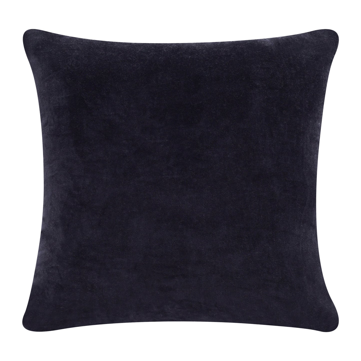 20" X 20" Black 100% Cotton Zippered Pillow FurniFindUSA