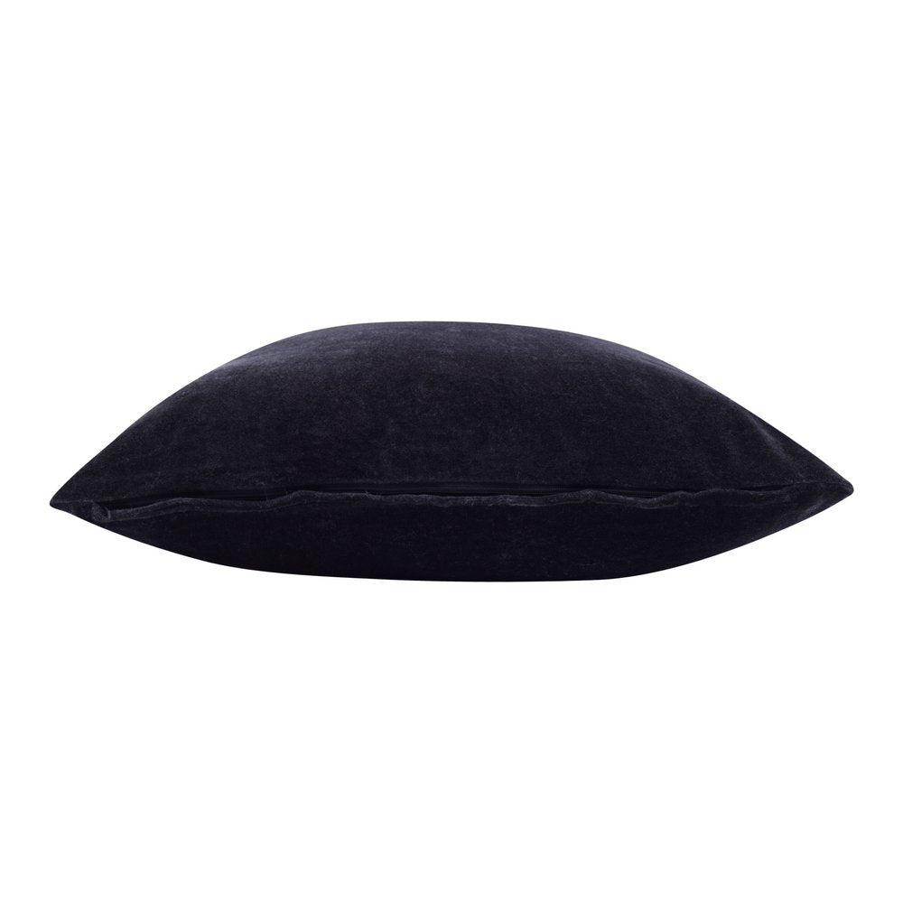 20" Black Cotton Throw Pillow HomeRoots