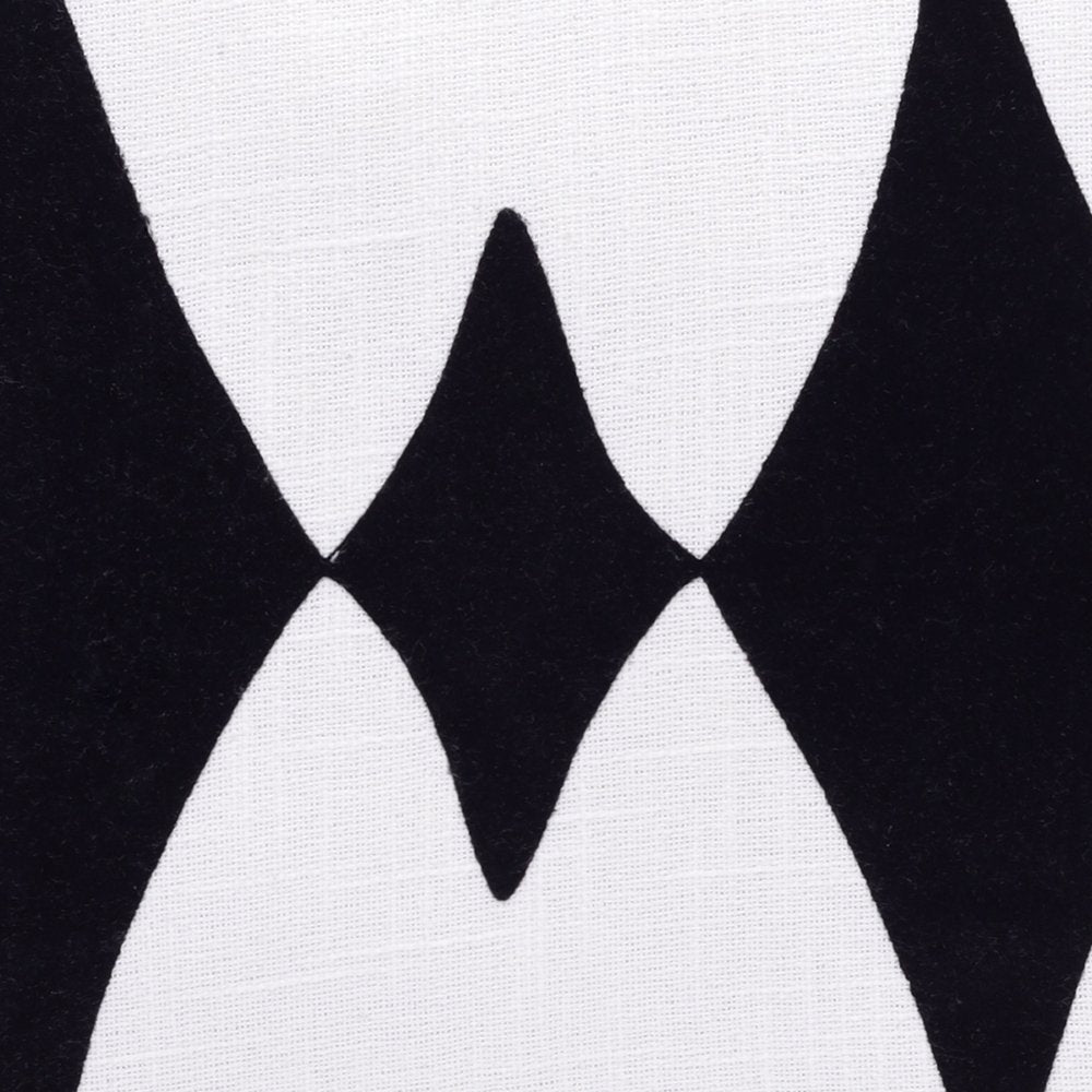 20" Black and White Throw Pillow HomeRoots