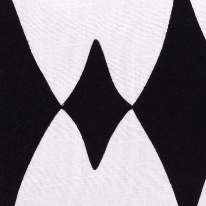 20" Black and White Throw Pillow HomeRoots
