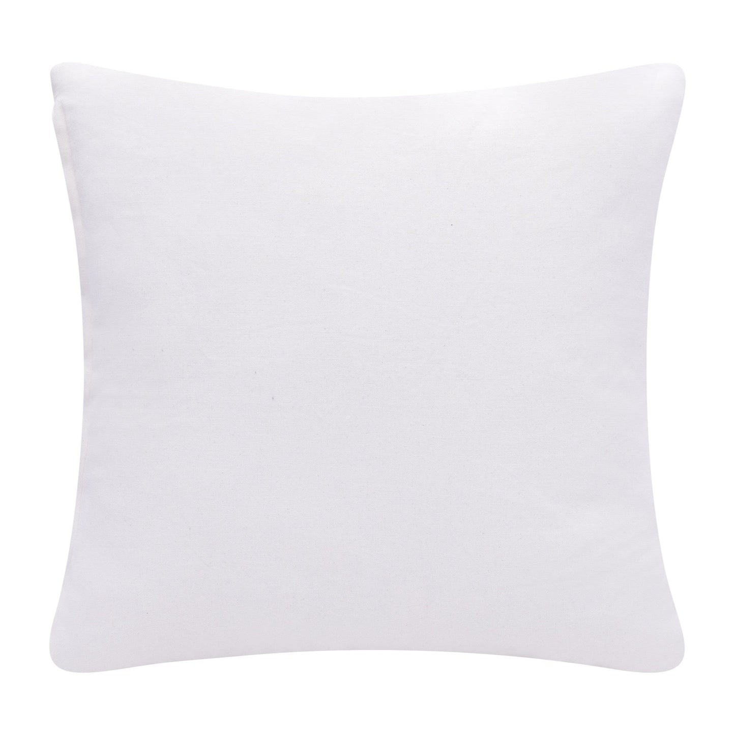 20" X 20" Blue And White 100% Cotton Diamond Zippered Pillow FurniFindUSA