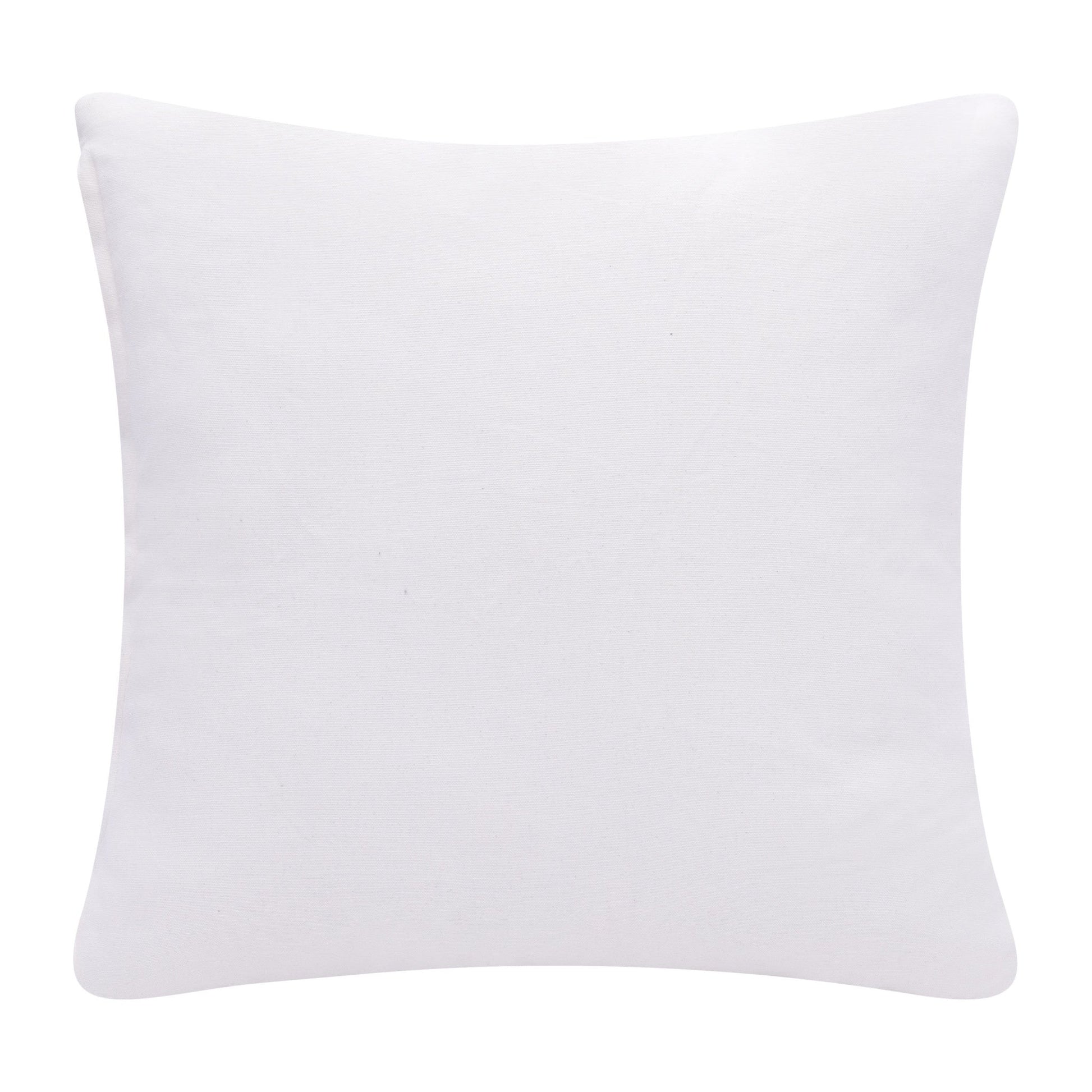 20" X 20" Blue And White 100% Cotton Diamond Zippered Pillow FurniFindUSA
