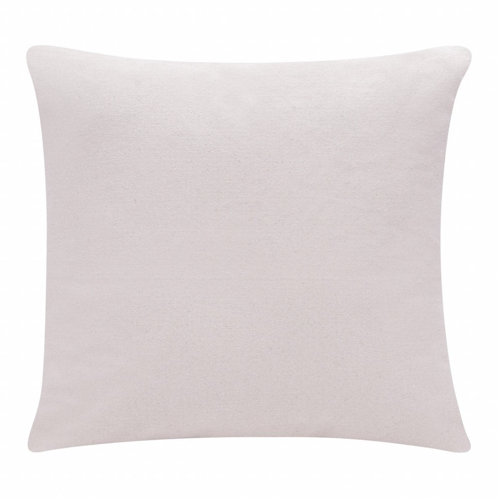 20" X 20" Ocean Blue Linen Zippered Pillow — view 5