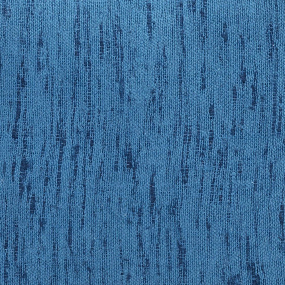 20" X 20" Ocean Blue Linen Zippered Pillow — view 6