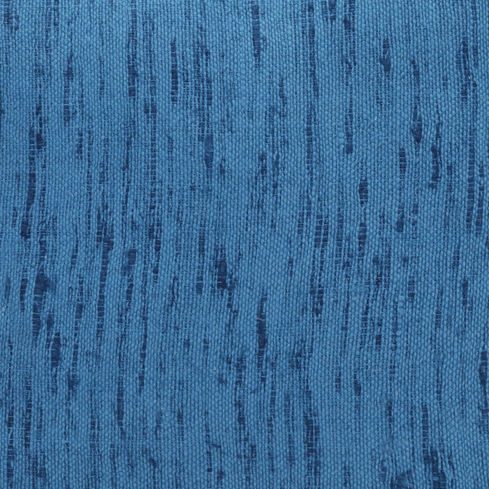 20" X 20" Ocean Blue Linen Zippered Pillow — view 6