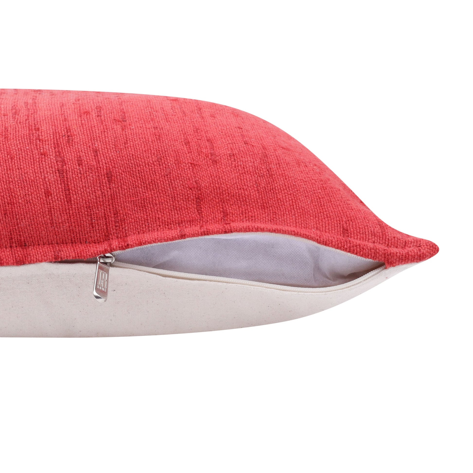 20" X 20" Coral Linen Zippered Pillow FurniFindUSA