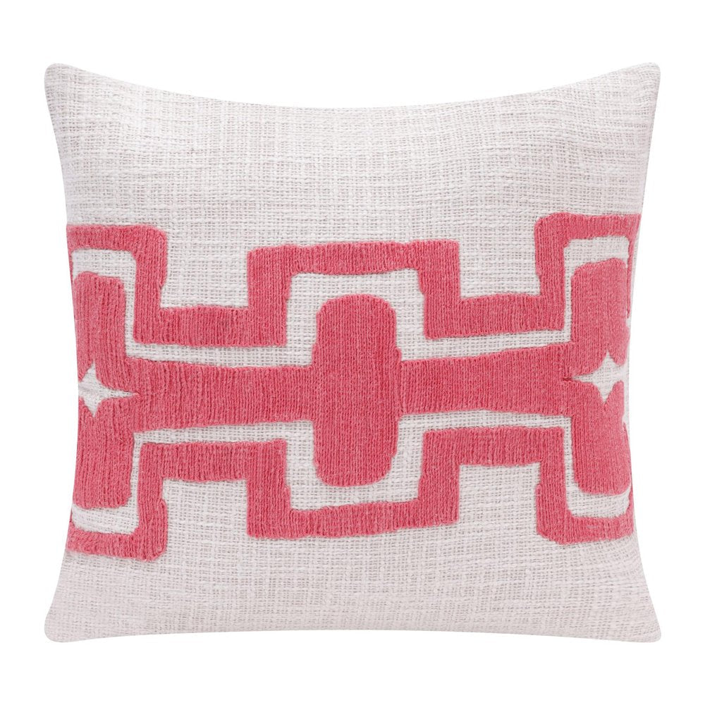 20" Coral Throw Pillow