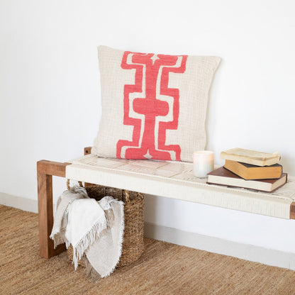 20" Coral Throw Pillow HomeRoots