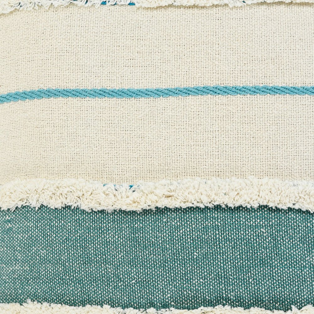 20" Turquoise Throw Pillow — view 9