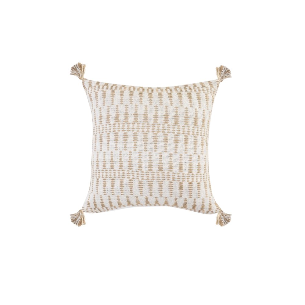 20" Ivory Throw Pillow — view 3
