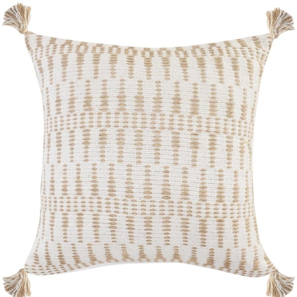 20" Ivory Throw Pillow — view 5