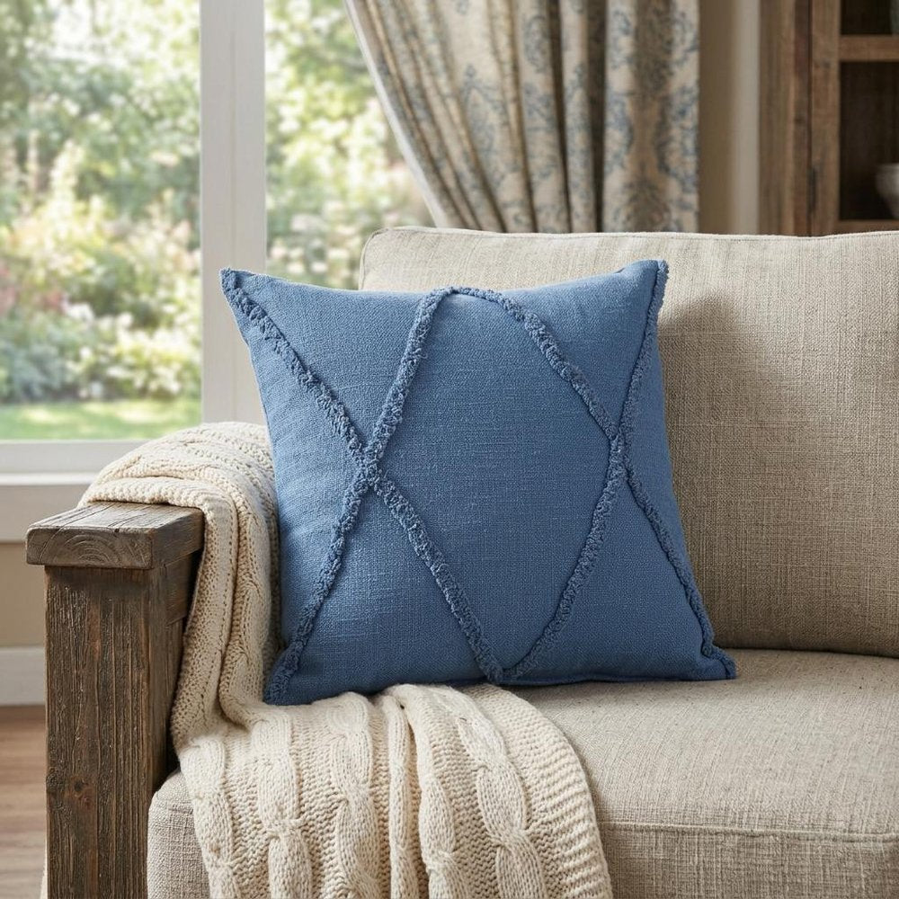 18" Cobalt Throw Pillow — view 9