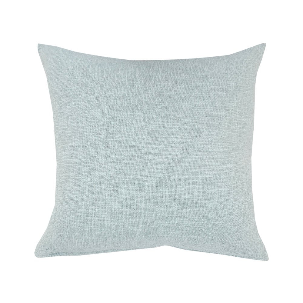 18" Blue Cotton Throw Pillow — view 7