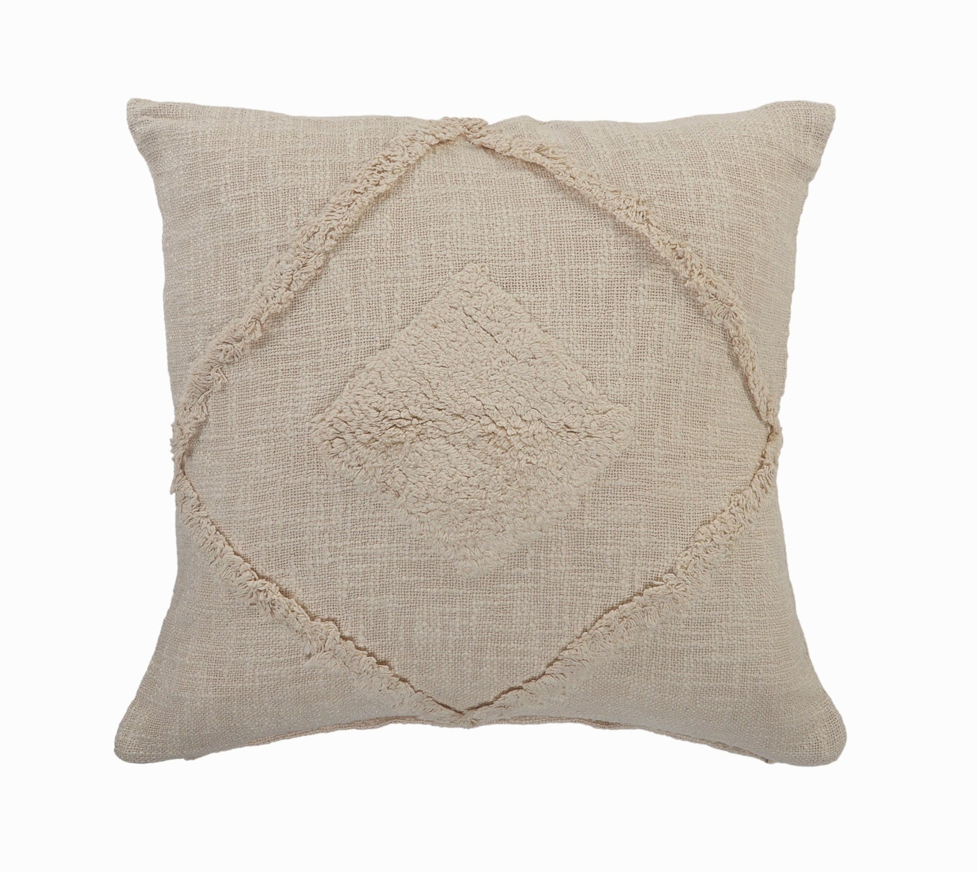 20" X 20" Birch 100% Cotton Geometric Zippered Pillow FurniFindUSA