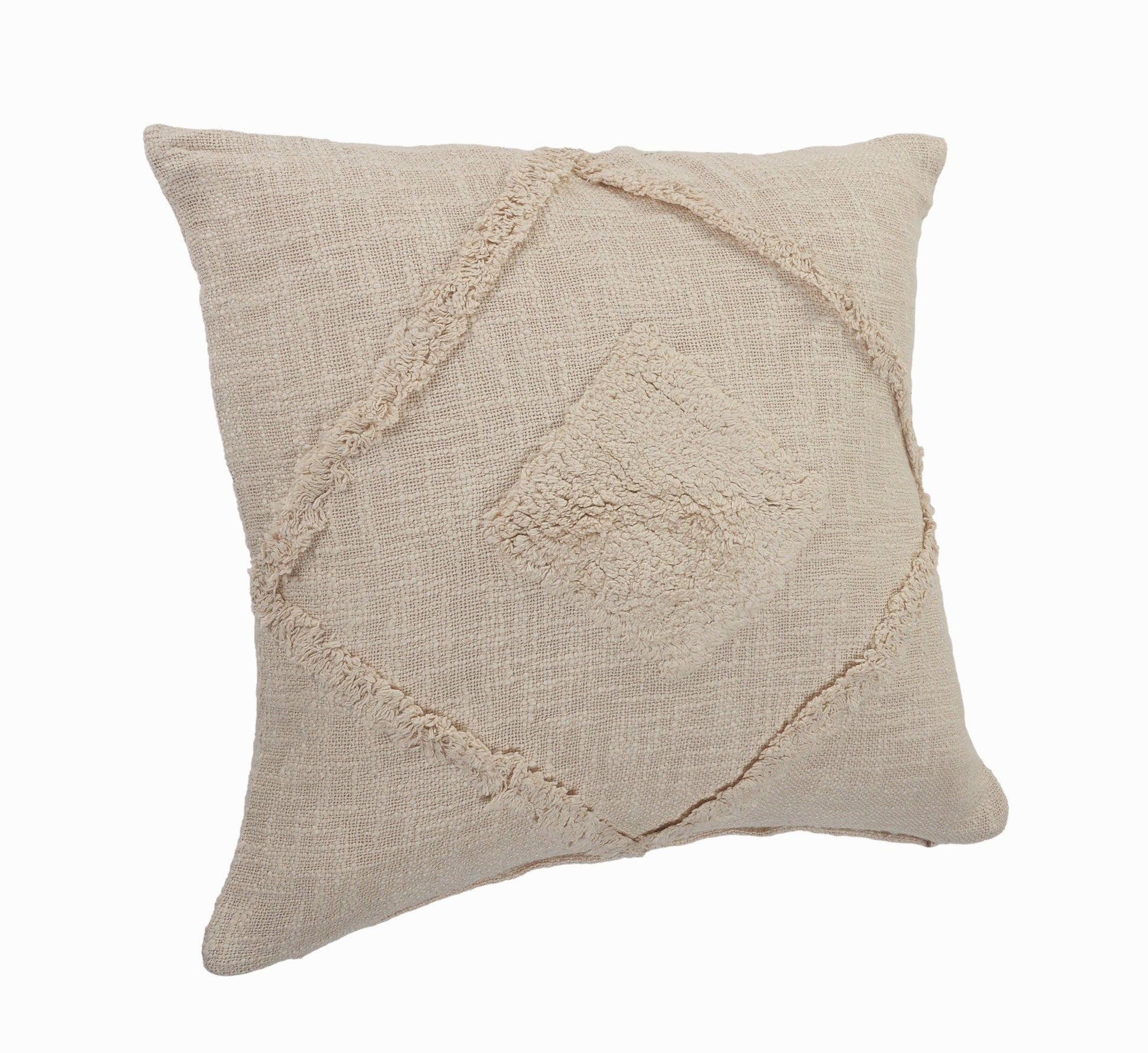 20" X 20" Birch 100% Cotton Geometric Zippered Pillow FurniFindUSA