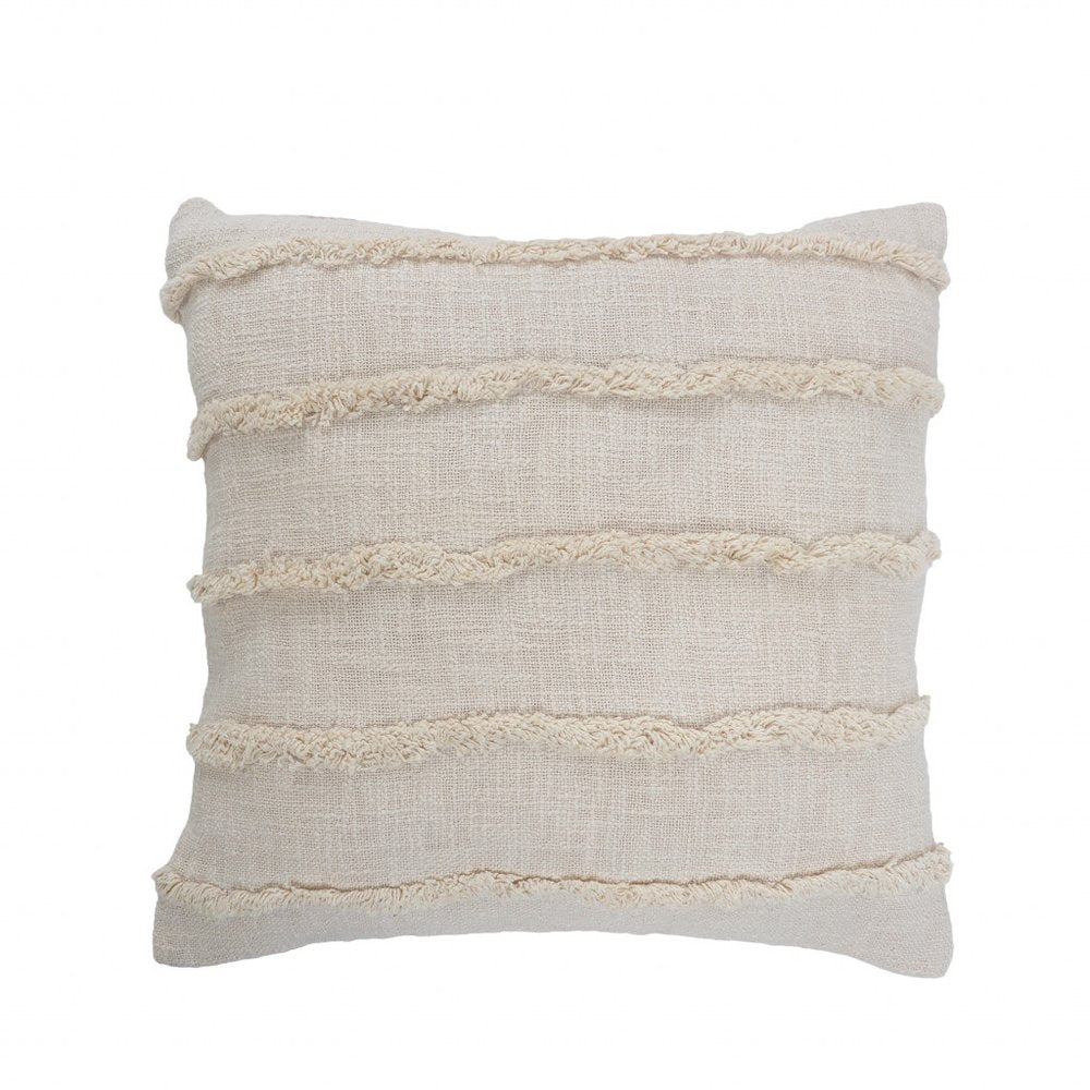 20" X 20" Birch 100% Cotton Zippered Pillow — view 1