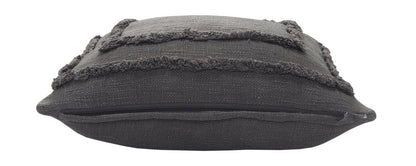 20" Gray Cotton Throw Pillow HomeRoots