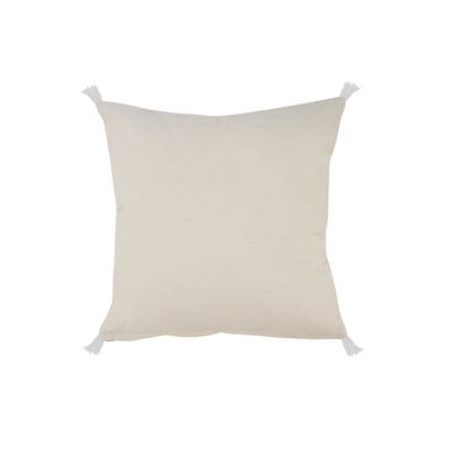 20" X 20" Birch And White 100% Cotton Coastal Zippered Pillow FurniFindUSA