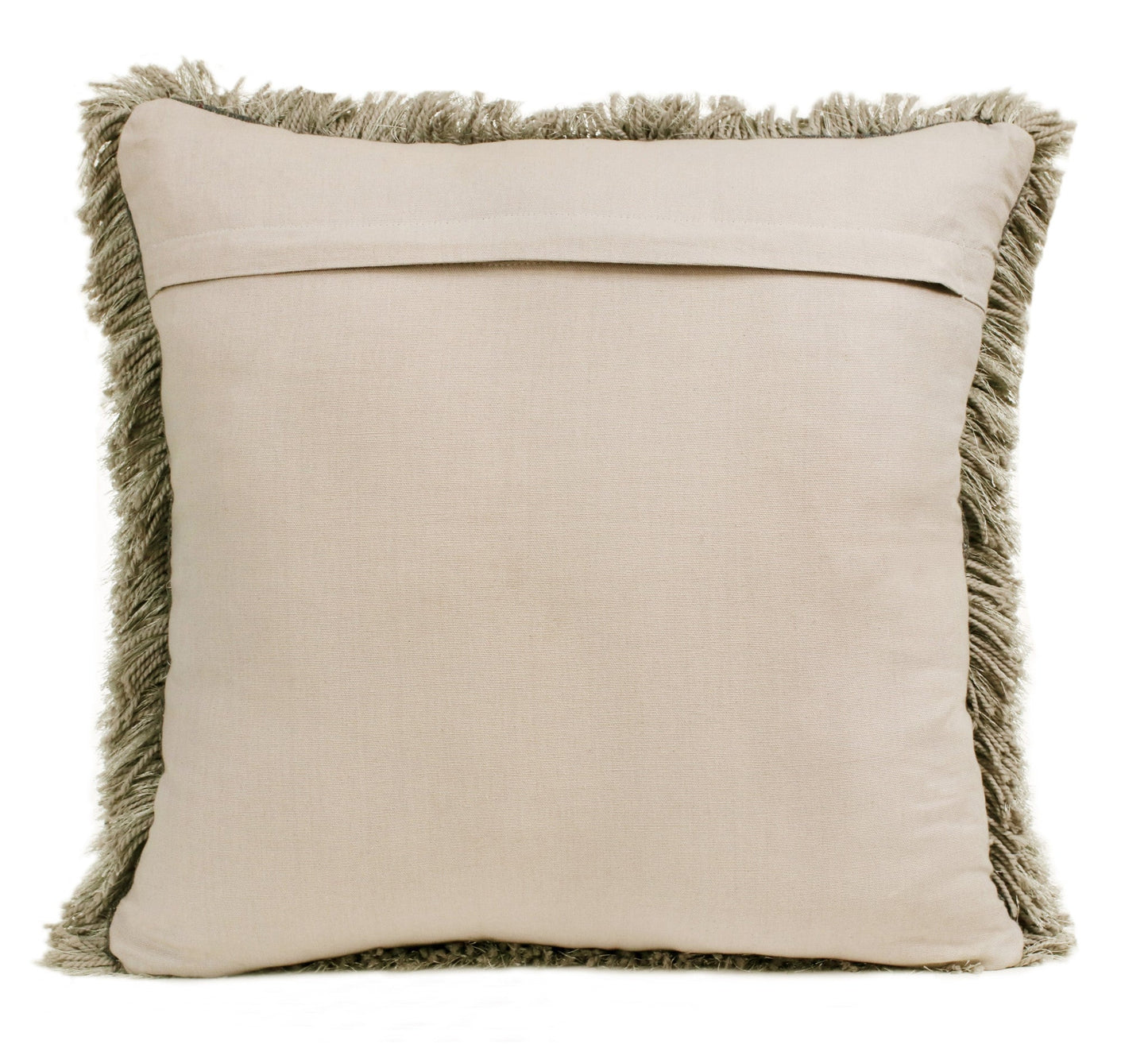 20" X 20" Taupe Polyester Zippered Pillow FurniFindUSA