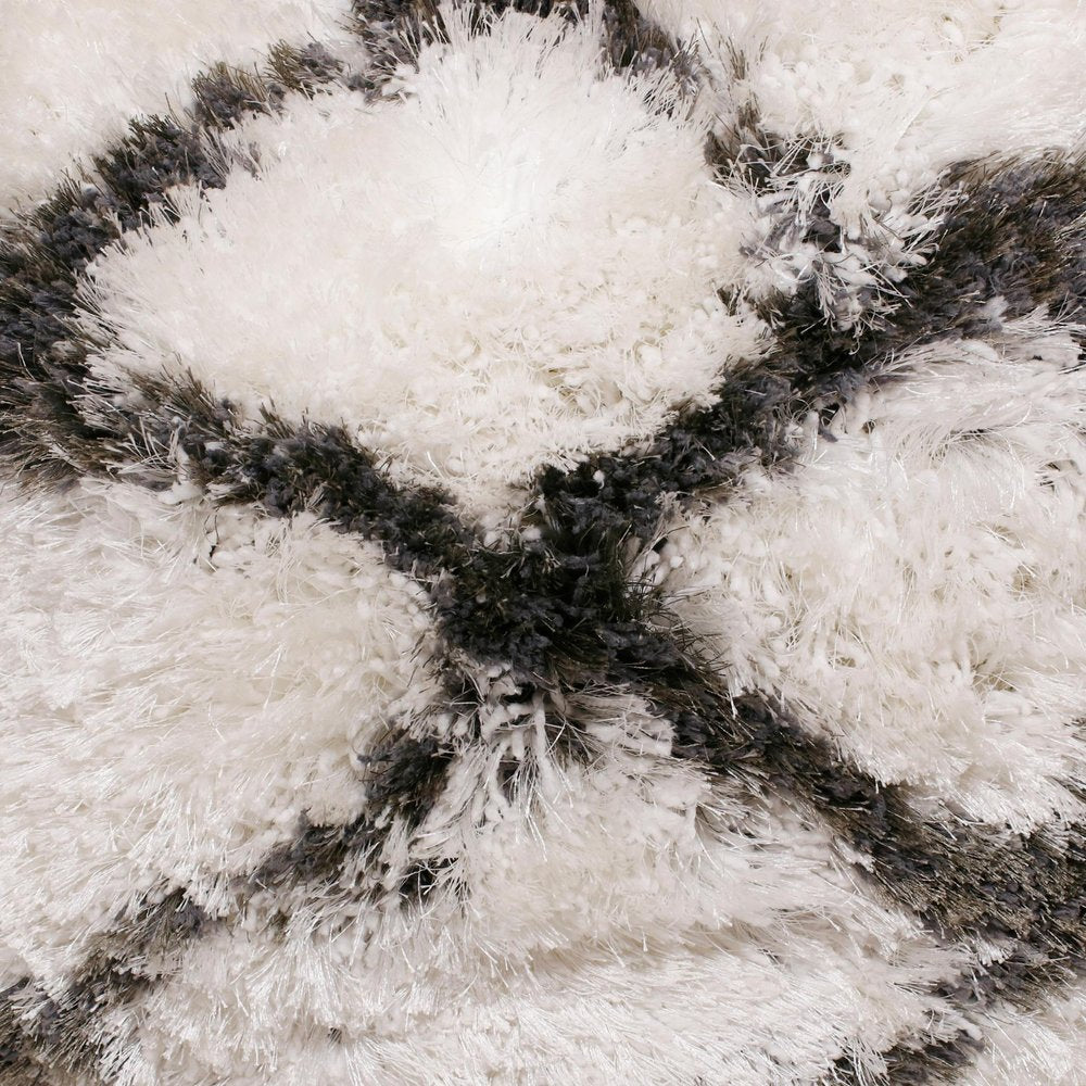 20" Black And White Geometric Throw Pillow — view 7