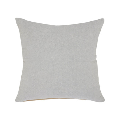 20" X 20" Light Gray And Micro Chip Gray 100% Cotton Zippered Pillow FurniFindUSA