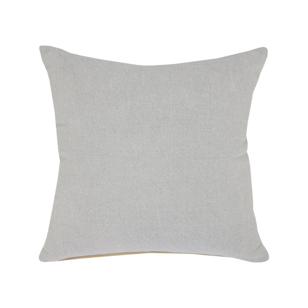 20" Gray Cotton Throw Pillow HomeRoots