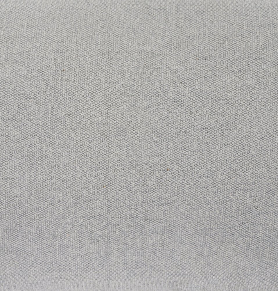 20" Gray Cotton Throw Pillow — view 11