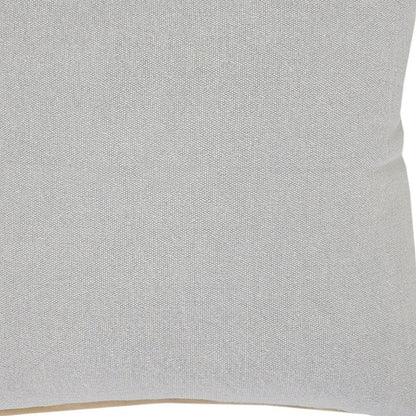 20" Gray Cotton Throw Pillow HomeRoots