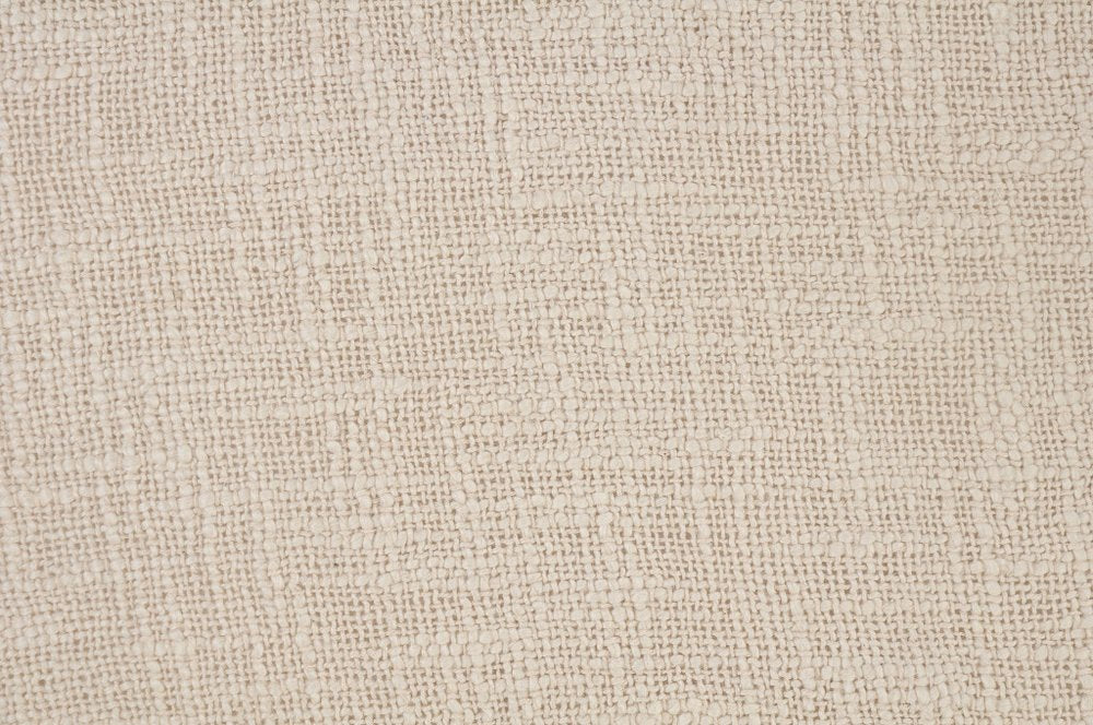20" X 20" Beige Round Cotton Throw Pillow — view 2