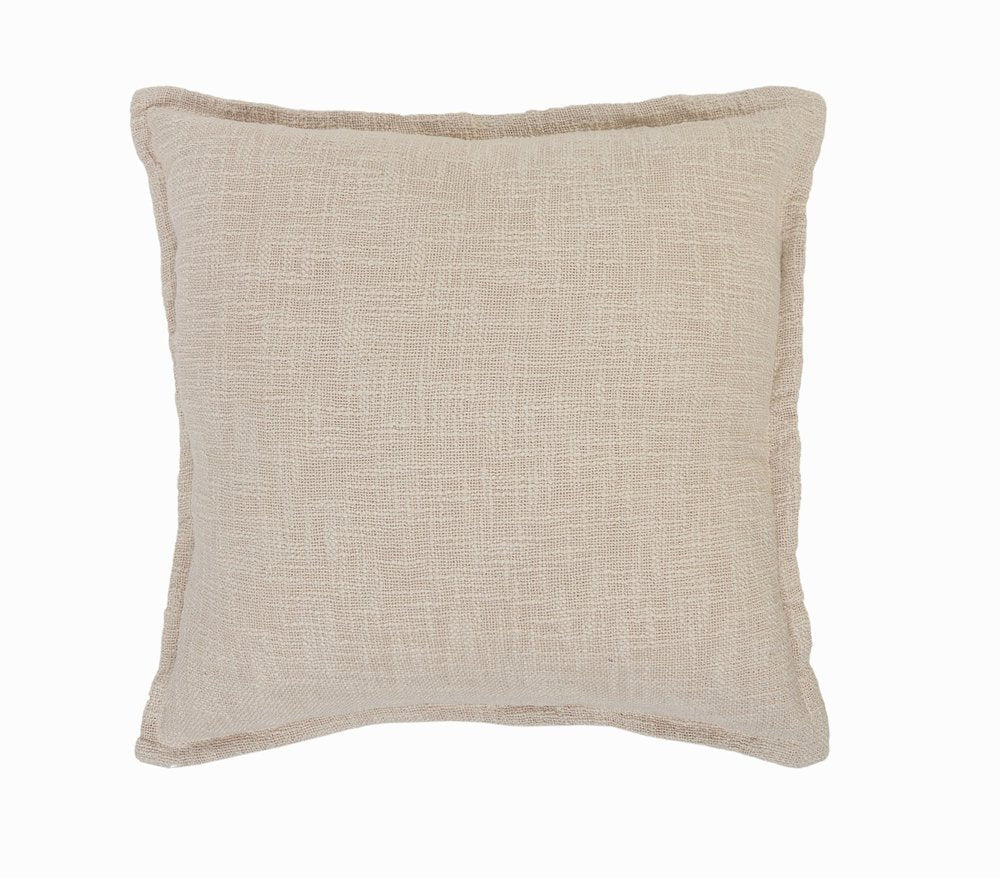 20" X 20" Birch 100% Cotton Zippered Pillow HomeRoots