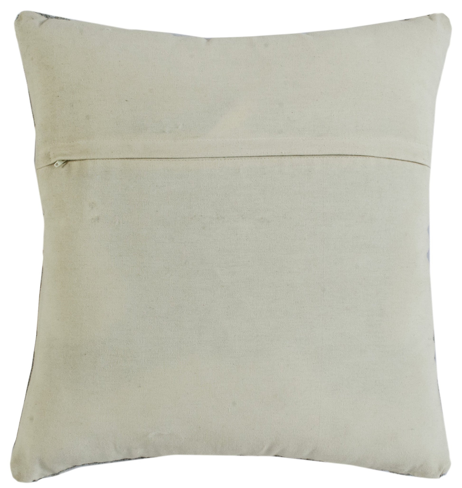 20" X 20" Gray Black Yellow And Ivory 100% Cotton Geometric Zippered Pillow FurniFindUSA