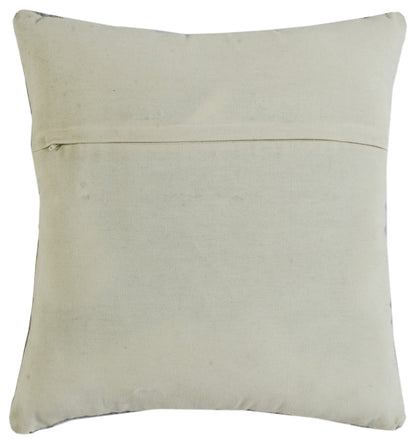 20" X 20" Gray Black Yellow And Ivory 100% Cotton Geometric Zippered Pillow FurniFindUSA