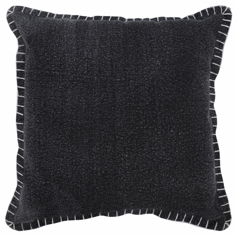 20" Jet Cotton Throw Pillow HomeRoots