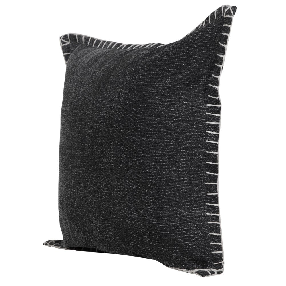 20" Jet Cotton Throw Pillow HomeRoots