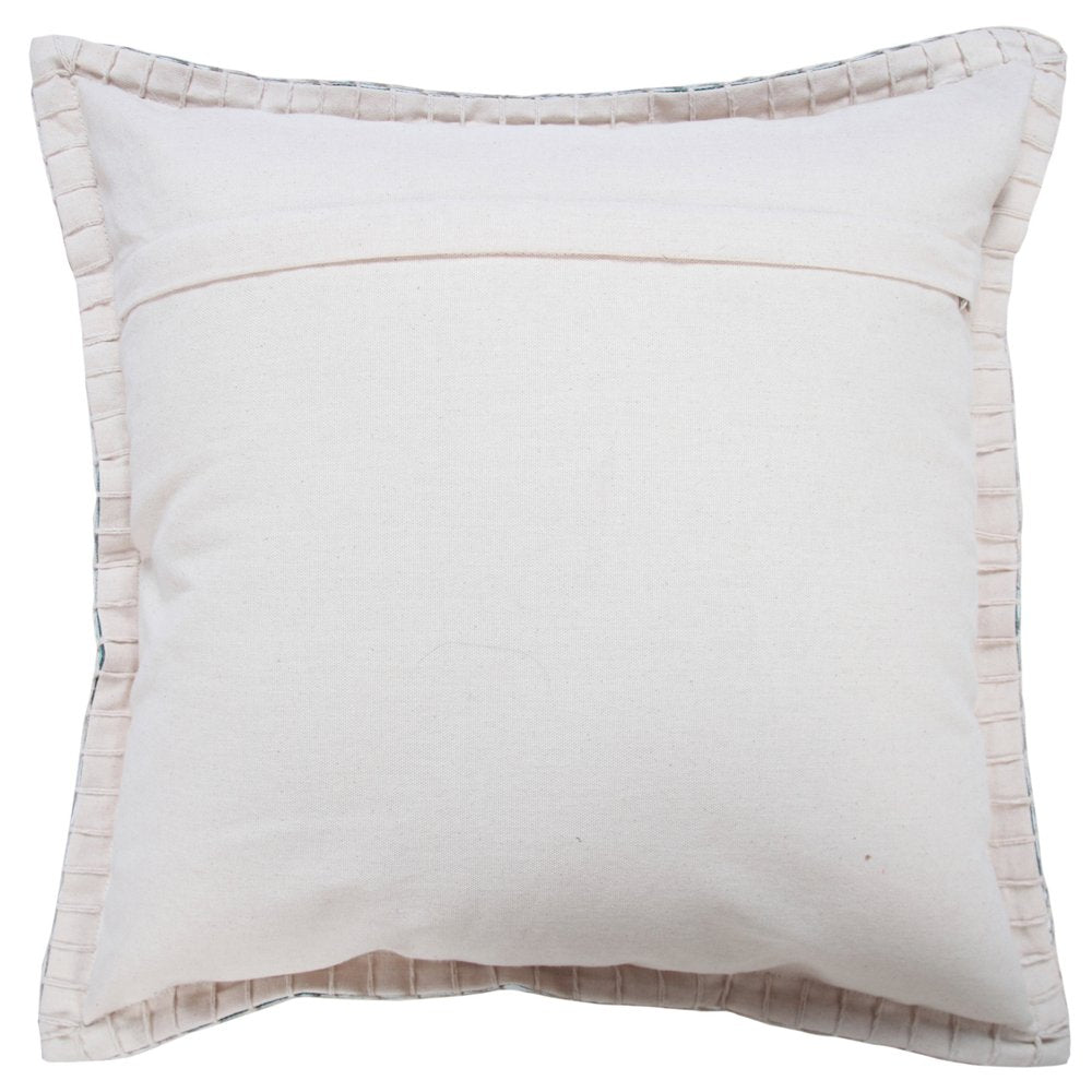 20" X 20" Emerald Green 100% Cotton Zippered Pillow — view 7