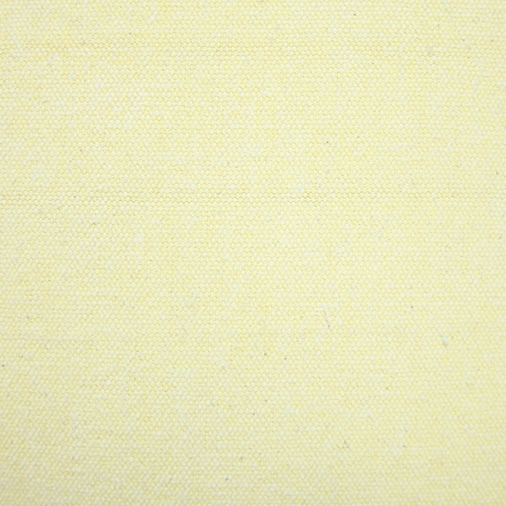 20" Light Yellow Cotton Throw Pillow