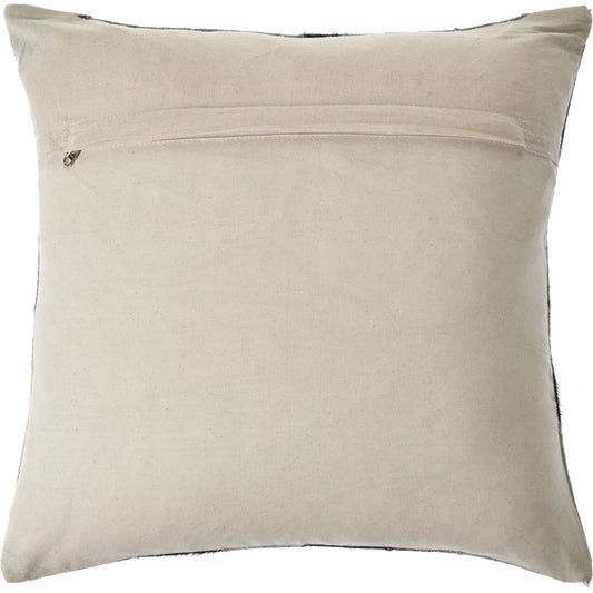 20" X 20" Gray And Brown 100% Wool Chevron Zippered Pillow FurniFindUSA