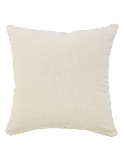 20" X 20" Black And Cream 100% Cotton Striped Zippered Pillow HomeRoots