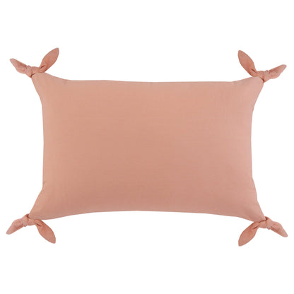 16" X 24" Blush Pink 100% Cotton Zippered Pillow FurniFindUSA