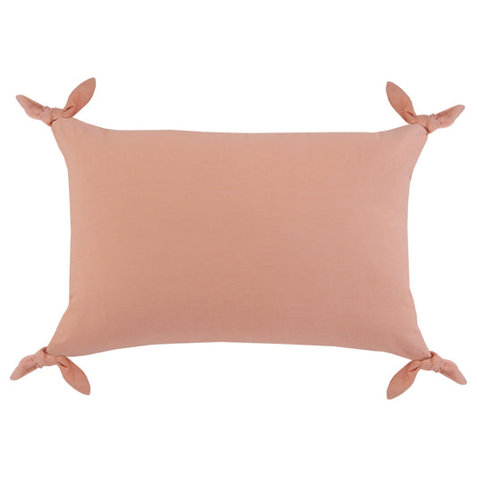 16" X 24" Blush Pink 100% Cotton Zippered Pillow FurniFindUSA