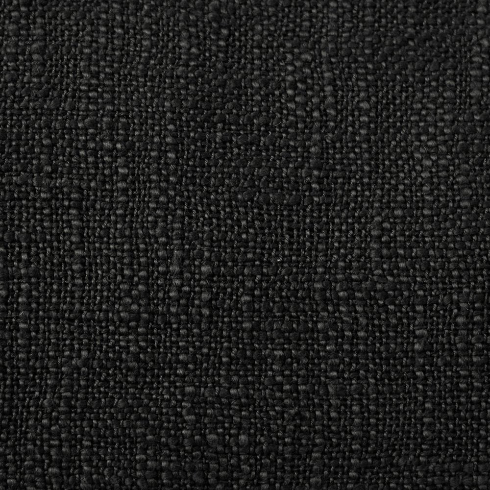 14" X 36" Black Cotton Throw Pillow with Tassels — view 2