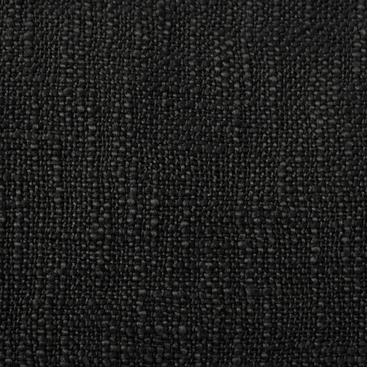 14" X 36" Black Cotton Throw Pillow with Tassels