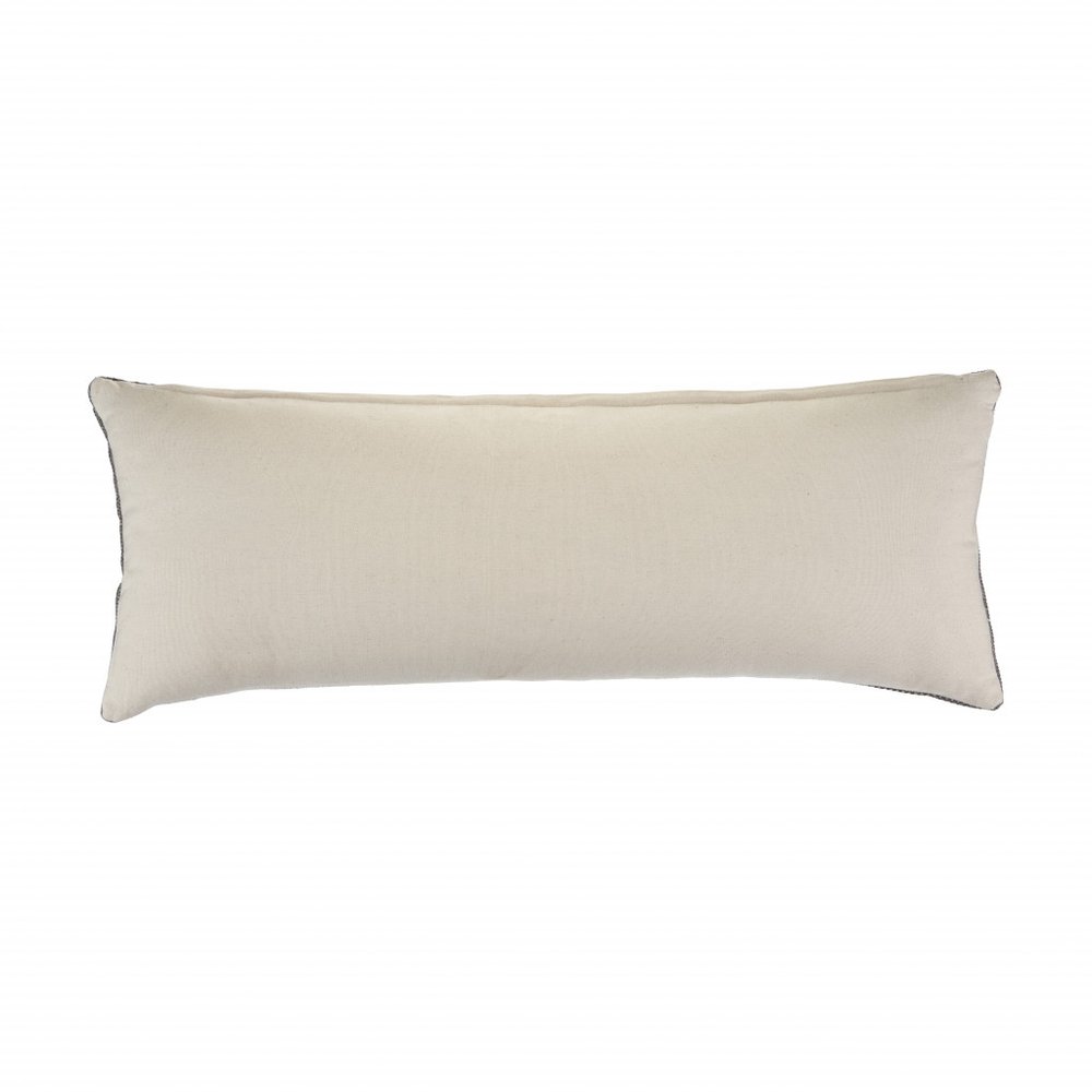 14" X 36" Gray Throw Pillow HomeRoots